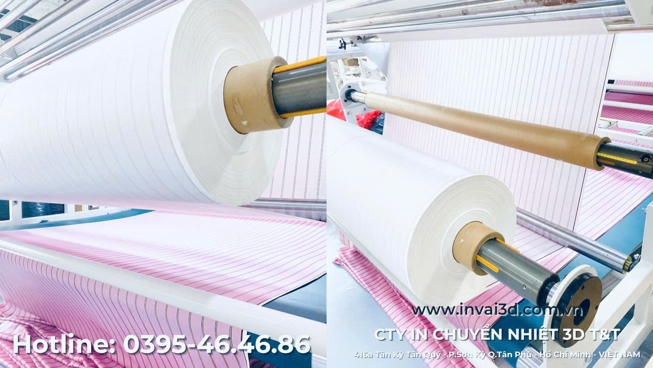 Khâu căn chỉnh giấy in chuyển nhiệt tốc độ cao