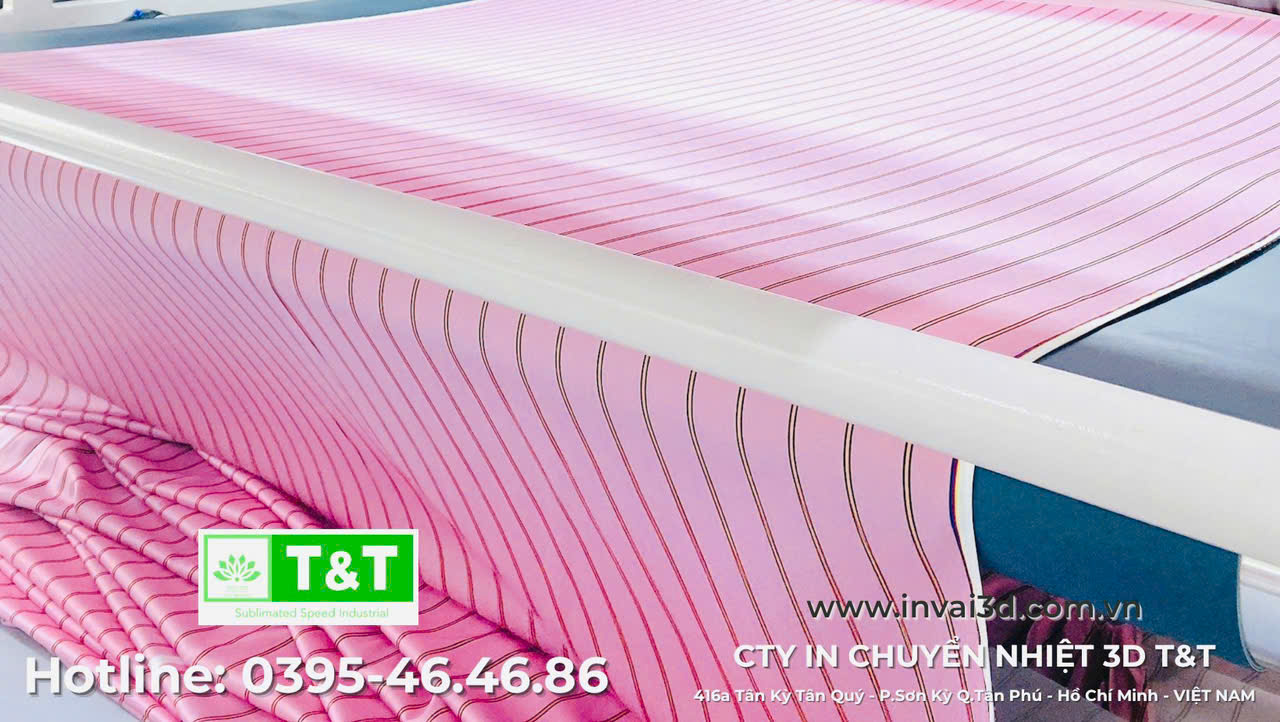 Vải thun mè thể thao in chuyển nhiệt rực rỡ